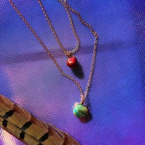 Boulder Opal and Jasper Necklace